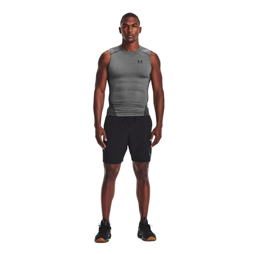 UA HEATGEAR ARMOUR COMPRESSION SLEEVELESS 'GREY'