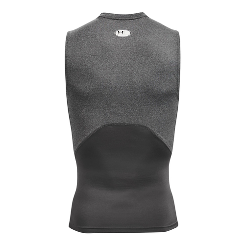 UA HEATGEAR ARMOUR COMPRESSION SLEEVELESS 'GREY'
