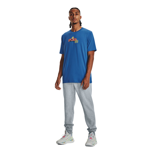 UA CURRY SPLASH PARTY SHORT SLEEVE T-SHIRT 'BLUE'