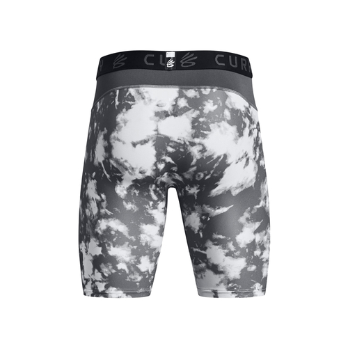 UA CURRY HEATGEAR PRINTED SHORTS 'GREY'