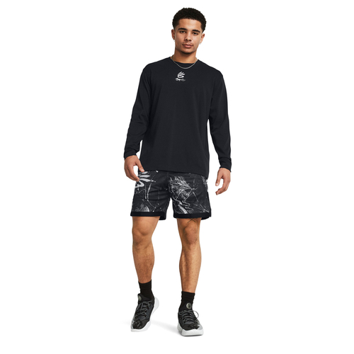 UA STEPH CURRY X BRUCE LEE FUTURE DRAGON MESH SHORTS 'BLACK'