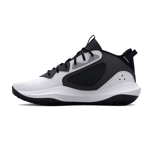 UA LOCKDOWN 6 BASKETBALL SHOES 'WHITE'