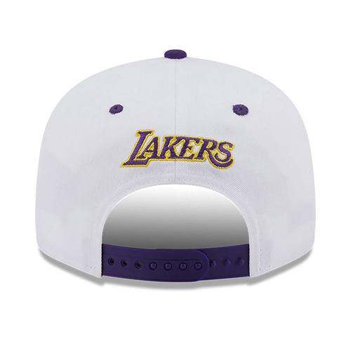 NEW ERA LOS ANGELES LAKERS WHITE CROWN PATCH 9FIFTY SNAPBACK CAP 'WHITE'