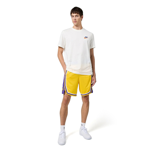 NIKE LOS ANGELES LAKERS ICON EDITION NBA SWINGMAN SHORTS 'YELLOW/PURPLE'