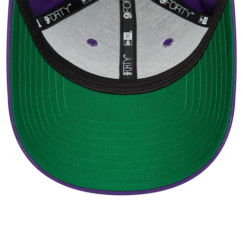 LOS ANGELES LAKERS TEAM SIDE PATCH 9FORTY ADJUSTABLE CAP 'PURPLE'