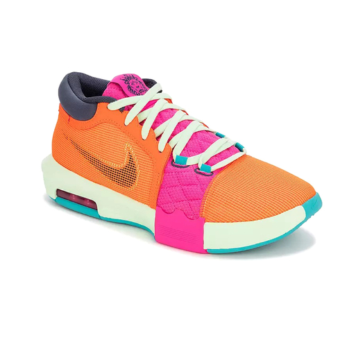 NIKE LEBRON WITNESS 8 EP BASKETBALL SHOES 'ORANGE/THUNDER BLUE-LASER FUCHSIA'