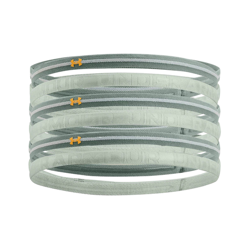UA HTR MINI WOMEN'S HEADBAND (6 PACK) 'LIGHT GREEN'