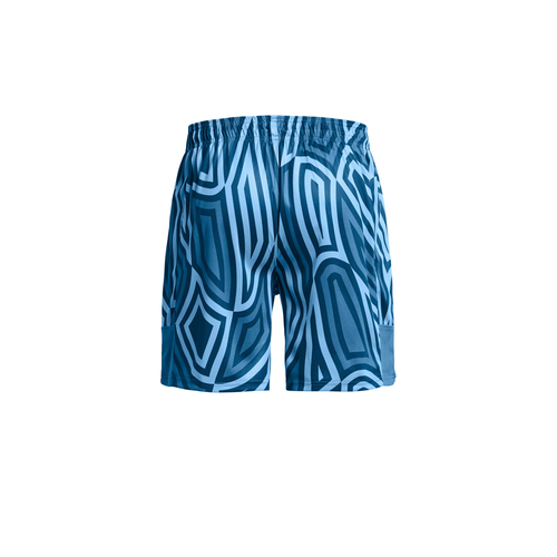 UA BASELINE PRINTED SHORTS 'BLUE'