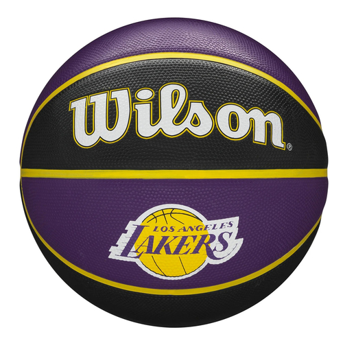 WILSON NBA TEAM TRIBUTE BASKETBALL LOS ANGELES LAKERS SIZE 7 'PURPLE'