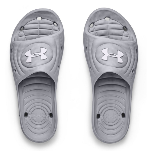 UA LOCKER IV MEN'S SLIDES 'GREY'