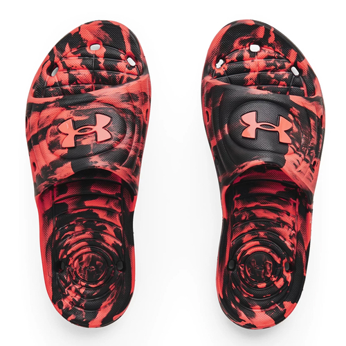 UA LOCKER CAMO MEN'S SLIDES 'RED'