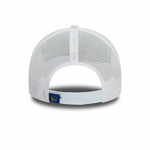 GOLDEN STATE WARRIORS NBA TEAM LOGO A-FRAME TRUCKER CAP 'WHITE'