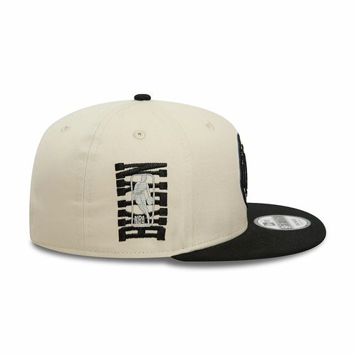 NEW ERA BROOKLYN NETS NBA LOGO 9FIFTY SNAPBACK CAP 'BEIGE'