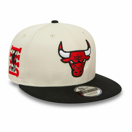 CHICAGO BULLS NBA LOGO 9FIFTY SNAPBACK CAP 'BEIGE'