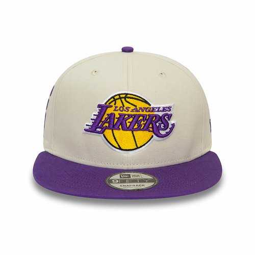 LOS ANGELES LAKERS NBA LOGO 9FIFTY SNAPBACK CAP 'BEIGE'