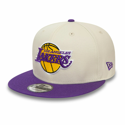 LOS ANGELES LAKERS NBA LOGO 9FIFTY SNAPBACK CAP 'BEIGE'