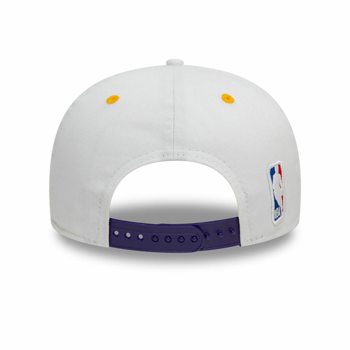 NEW ERA LOS ANGELES LAKERS WASHED NBA GOLFER SNAPBACK CAP 'WHITE'