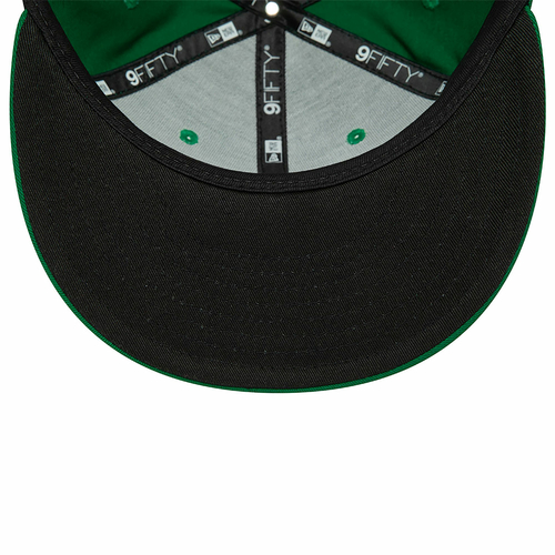 NEW ERA BOSTON CELTICS NBA REAR LOGO 9FIFTY SNAPBACK CAP 'GREEN'