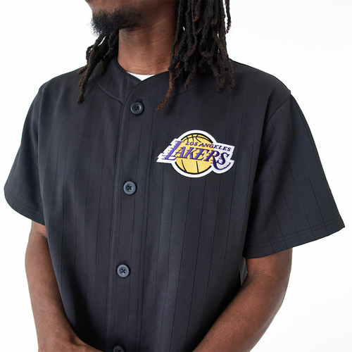 NEW ERA LOS ANGELES LAKERS NBA TEAM LOGO T-SHIRT 'BLACK'