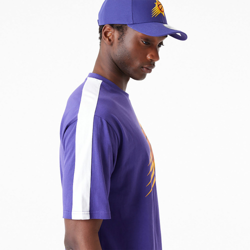 PHOENIX SUNS NBA COLOUR BLOCK OVERSIZED T-SHIRT 'PURPLE'