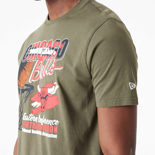 NEW ERA CHICAGO BULLS NBA PLAYER GRAPHIC T-SHIRT 'GREEN'