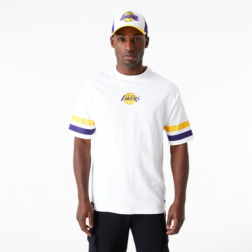 NEW ERA LOS ANGELES LAKERS NBA ARCH GRAPHIC OVERSIZED T-SHIRT 'WHITE'