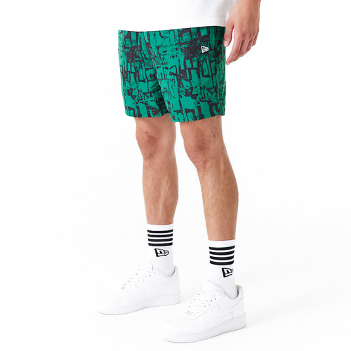 BOSTON CELTICS NBA ALL OVER PRINT SHORTS 'GREEN'