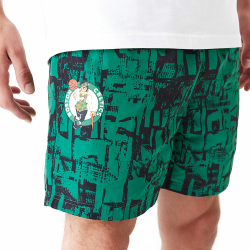 BOSTON CELTICS NBA ALL OVER PRINT SHORTS 'GREEN'