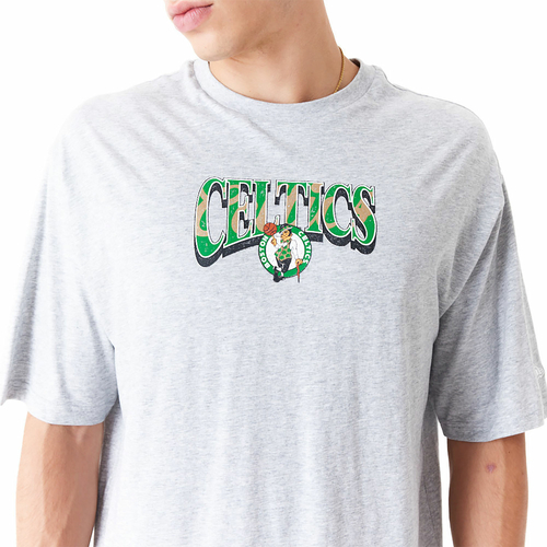 NEW ERA BOSTON CELTICS NBA CHAMPIONSHIP OVERSIZED T-SHIRT 'GREY'