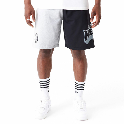 NEW ERA BROOKLYN NETS NBA GRAPHIC SHORTS 'GREY'