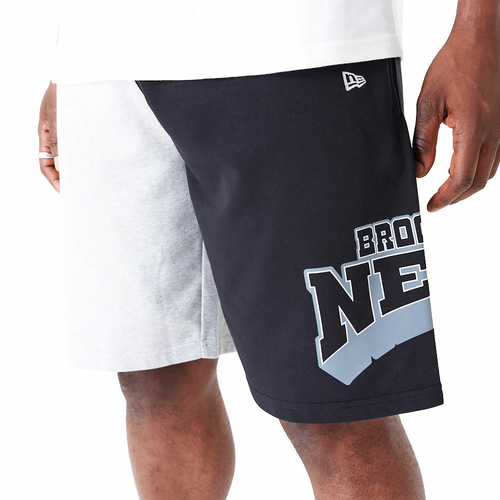 NEW ERA BROOKLYN NETS NBA GRAPHIC SHORTS 'GREY'