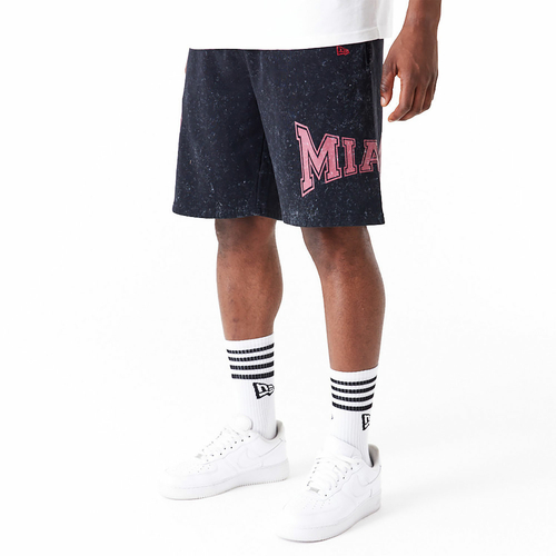 NEW ERA MIAMI HEAT NBA WASHED SHORTS 'BLACK'