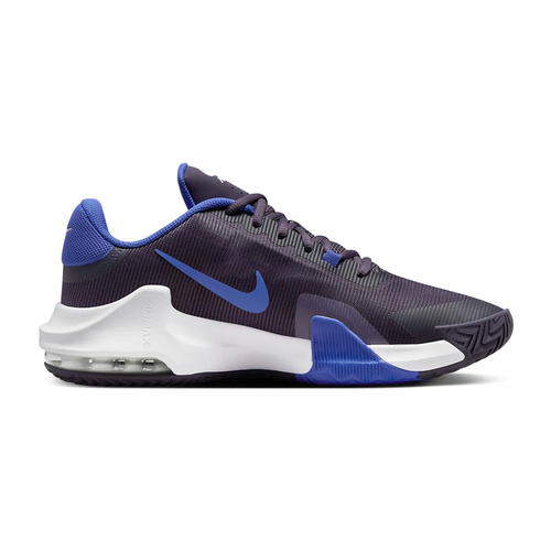 Nike Nike Air Max Impact 4 Basketball Shoes Dark Raisin White Astronomy Blue NBA