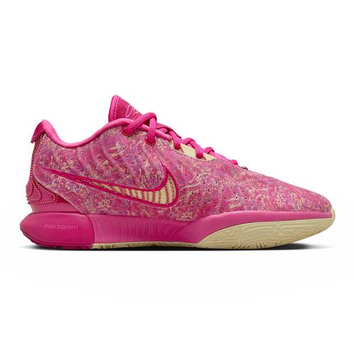 Pink and white basketball shoes deals