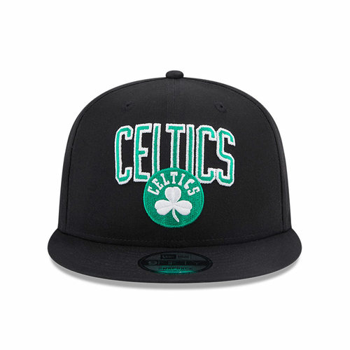 NEW ERA BOSTON CELTICS NBA PATCH 9FIFTY SNAPBACK CAP 'BLACK/GREEN'