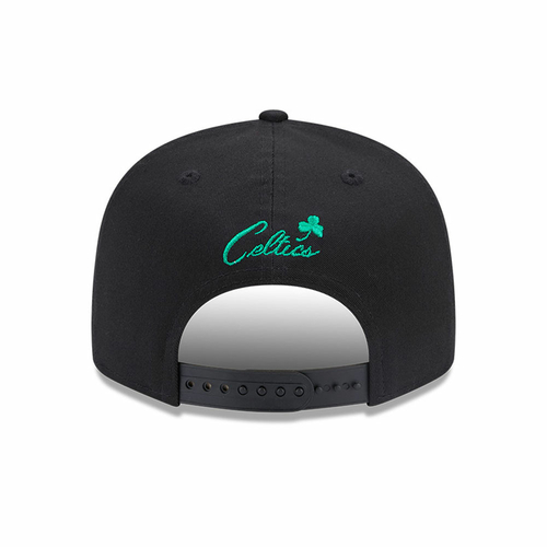 NEW ERA BOSTON CELTICS NBA PATCH 9FIFTY SNAPBACK CAP 'BLACK/GREEN'