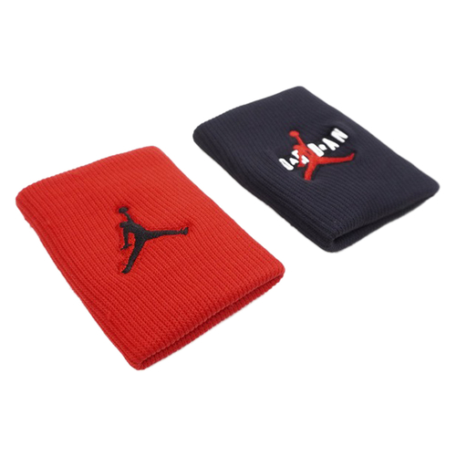 Jordan Jordan Dri Fit Terry 1 Pair Wristband Red Black NBA