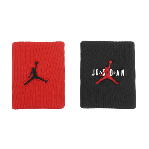 Jordan Jordan Dri Fit Terry 1 Pair Wristband Red Black NBA