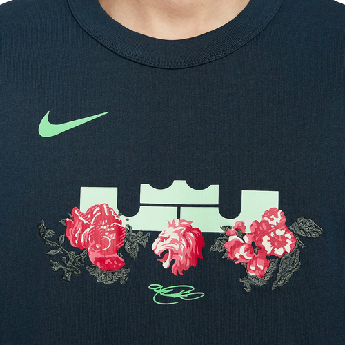 NIKE LEBRON MAX90 BASKETBALL T-SHIRT 'NAVY BLUE'