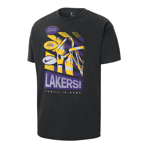 NIKE LOS ANGELES LAKERS COURTSIDE NBA T-SHIRT 'BLACK'