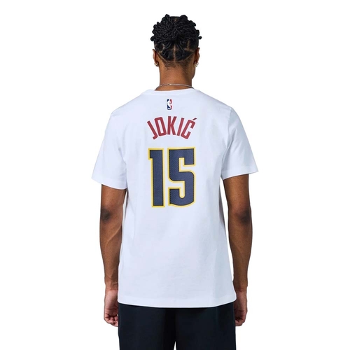 NIKE NBA DENVER NUGGETS NIKOLA JOKIC T-SHIRT 'WHITE'