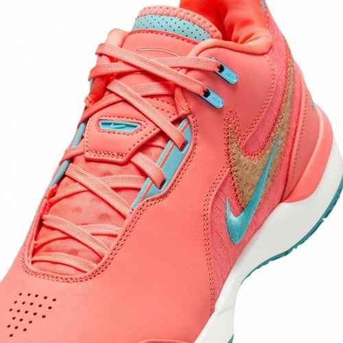 NIKE ZOOM LEBRON NXXT GEN AMPD EP 'MISMATCHED' BASKETBALL SHOES 'MINERAL BLUE/PINK'