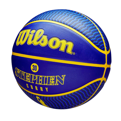 Wilson - NBA PLAYER ICON OUTDOOR BASKETBALL - STEPHEN CURRY \'BLUE\' - NBA