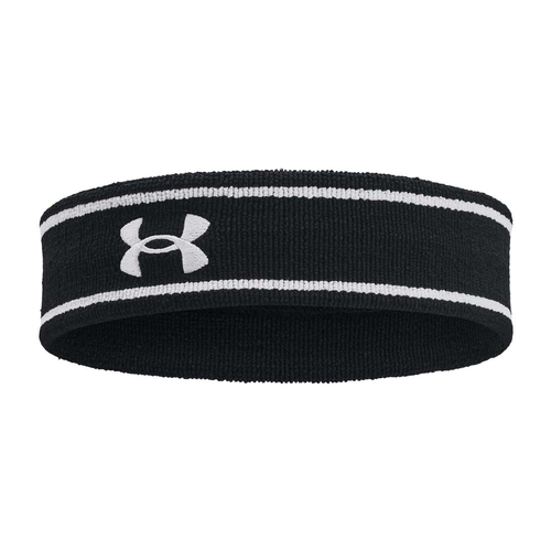 Under Armour UA Unisex Striped Performance Terry Headband Black NBA