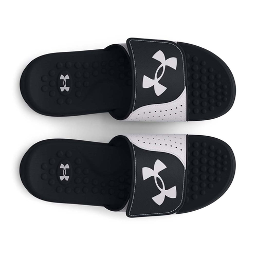 UA IGNITE PRO MEN'S SLIDES 'BLACK/GREY'