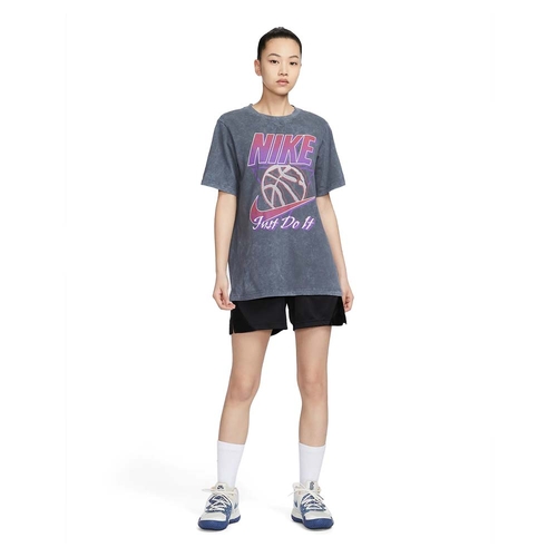 NIKE SPORTSWEAR WOMEN'S SHORT-SLEEVE GRAPHIC T-SHIRT 'GREY'