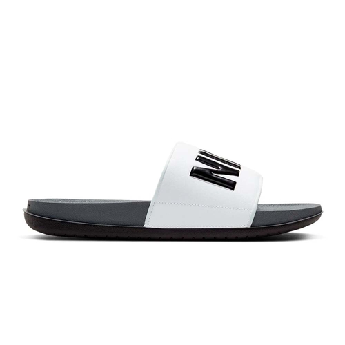 NIKE OFFCOURT SLIDES 'DARK GREY/WHITE/BLACK'