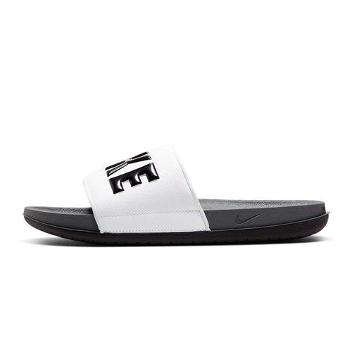 NIKE OFFCOURT SLIDES 'DARK GREY/WHITE/BLACK'