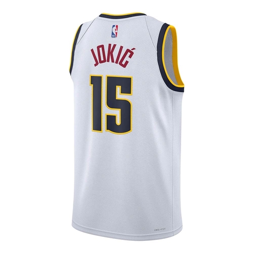 NIKE DENVER NUGGETS NIKOLA JOKIC DRI-FIT NBA SWINGMAN JERSEY ASSOCIATION EDITION 'WHITE'