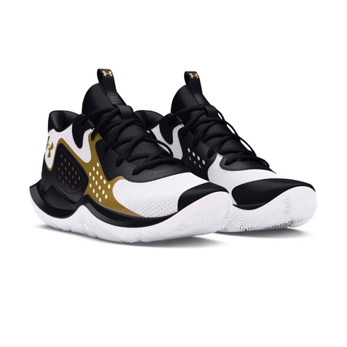 UA JET '23 BASKETBALL SHOES 'WHITE/BLACK'